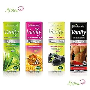 Bielenda Vanity Sugar Hair Removal Cream for Delicate Skin Body Face Bikini Area - Image 2