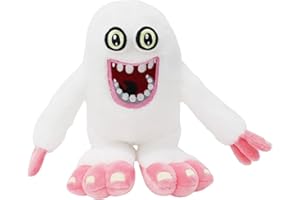 EAMVE My Singing Monsters Plush Toys,My Singing Monsters Mammott/Maw Plushies,Mammott and Maw Soft Stuffed Animal Plush Figure Doll for Fans Boys and Girls (White,Mammott)