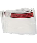 Triplast 1000 x A6 Plain Document Enclosed Wallet (158 x 110 mm) | Verwijder en verzegel doorzichtige plastic enveloppen/hoesjes/zakken/portefeuilles | Facturen, Verpakkingslijsten & Leveringsbonnen
