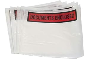 SALTECH 10 X A5 Printed Document Enclosed Wallets. Pack of 10. A5 (Approx 225mm x 165mm), Waterproof Self Sealing Packing Envelopes. Postage Pouches for Securing Important Documents. Pack of 10