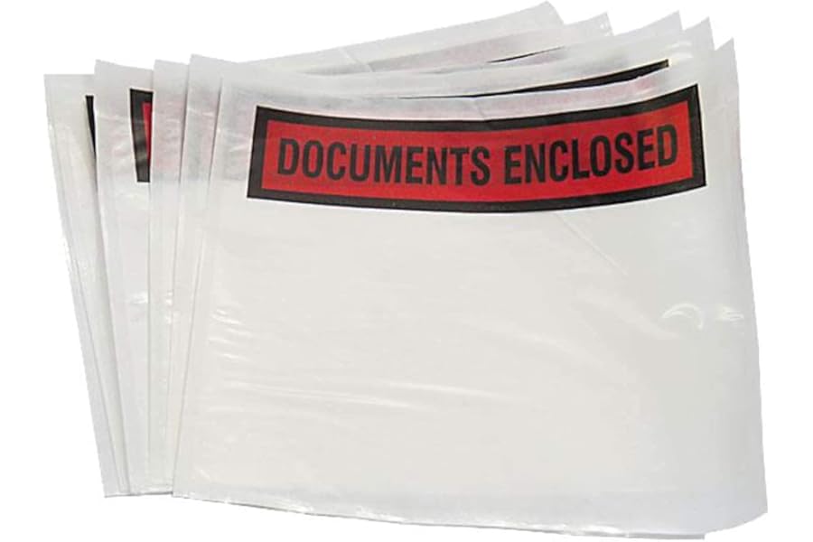 SALTECH 10 X A5 Printed Document Enclosed Wallets. Pack of 10. A5 (Approx 225mm x 165mm), Waterproof Self Sealing Packing Envelopes. Postage Pouches for Securing Important Documents. Pack of 10