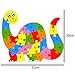 Skyblue-uk Kids Jigsaw Wooden Puzzle Letter Alphabet Dinosaur A To Z