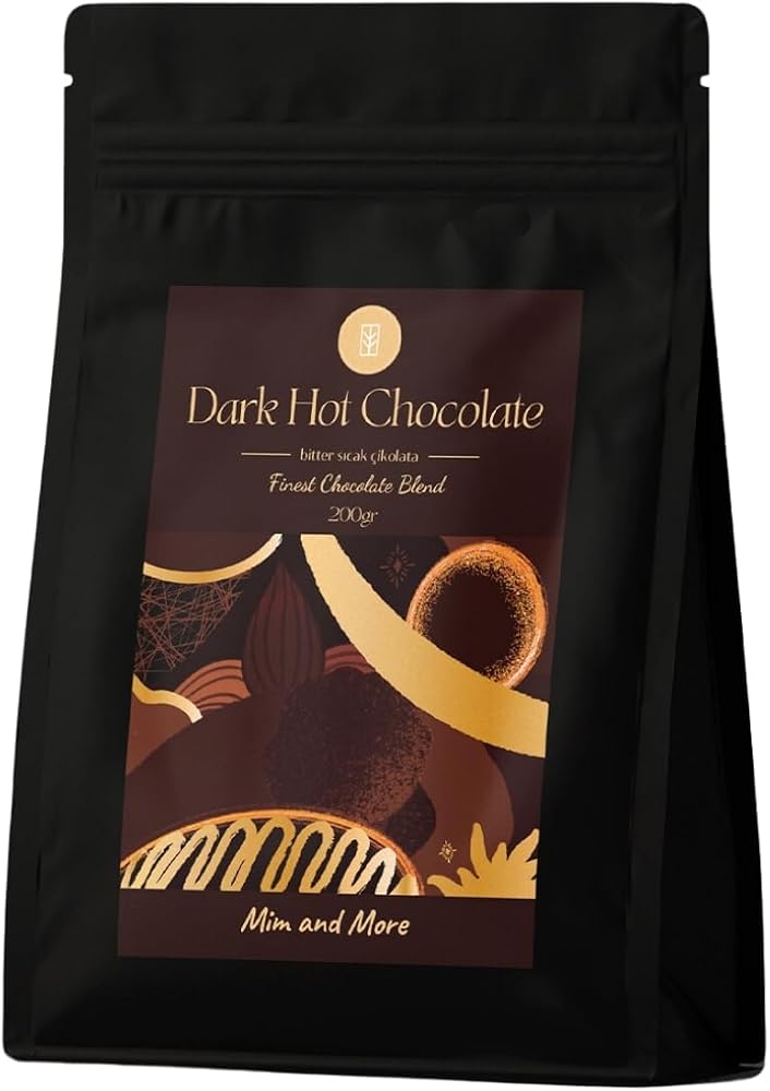 Mim and More Bitter Sıcak Çikolata Dark Hot Chocolate 200 Gr