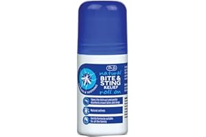 HOCHSTE® Dr J’s Bite & Sting Relief Roll-On, Fast-Acting Insect Bite Treatment for Midges, Mosquitoes, Fleas & Stings, Natural DEET-Free Formula for Itch Relief, Safe for Kids 3+, (50ml)