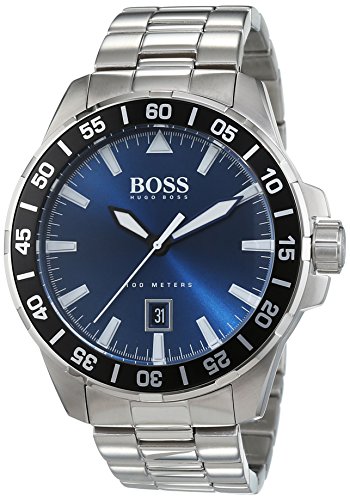 Hugo Boss Herren-Armbanduhr Deep Ocean Analog Quarz Edelstahl 1513230 Hugo Boss Herren-Armbanduhr Deep Ocean Analog Quarz Edelstahl 1513230