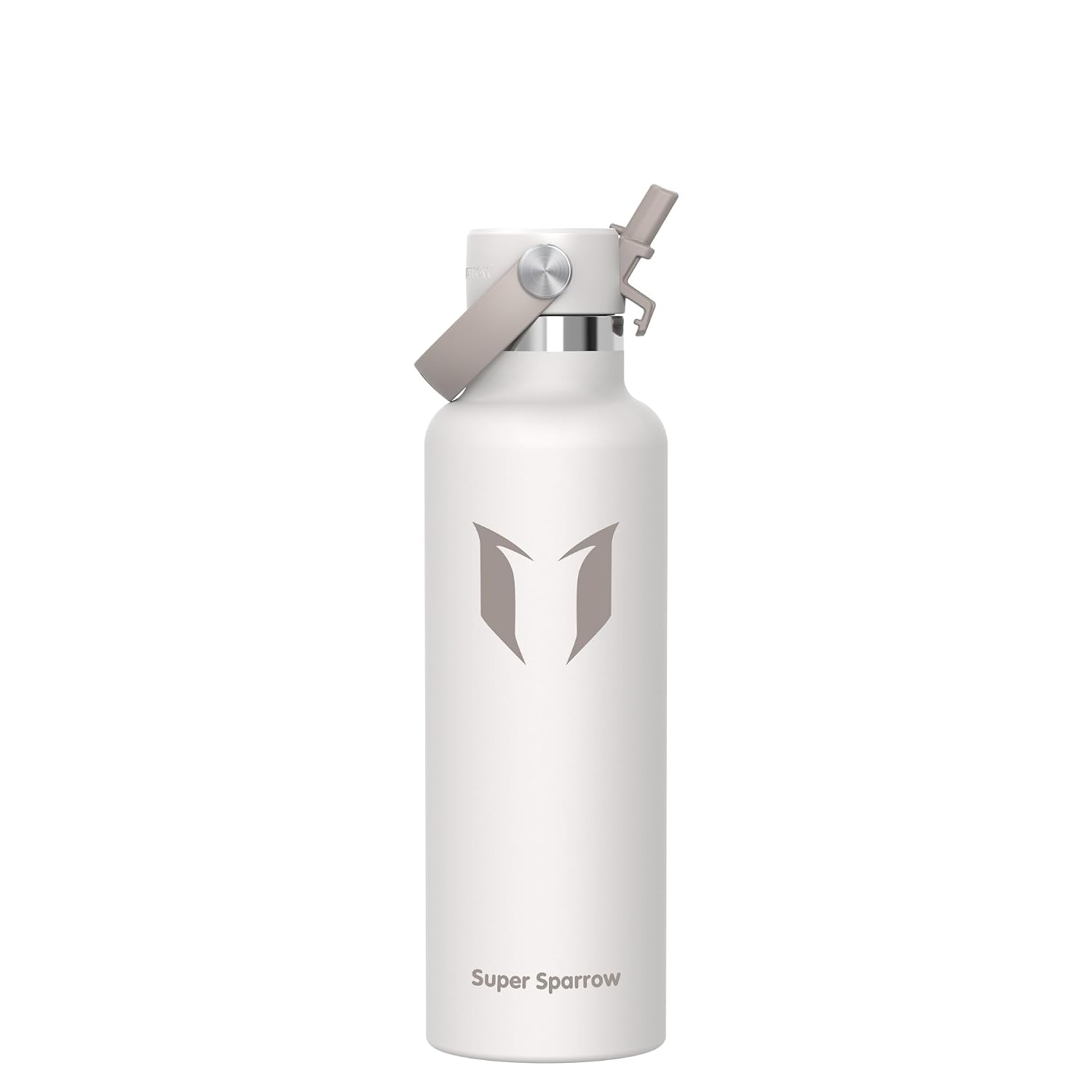 Sparrow Borraccia Termica 500ml/750ml/1L/1.2L FlipFlow Bottiglia Cannuccia | Acciaio Inox Borracce Termiche, Antiperdita, Calda, Fredda, Senza BPA, Lavastoviglie, Palestra, Scuola, Fitness, Gym, Viaggio