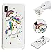 Produktbild Kristall Hülle für iPhone XS, Misteem Weiche Silikon Handyhülle mit Bunt Kreative Elegant Schön Muster Dünn Leicht Durchsichtige Schutzhülle für Apple iPhone XS Transparent Stoßfest Case Cover [Stern Regenbogen Pferd]