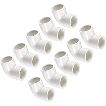 Lot De 20 Coudes PVC Ã  90Â° M20 - DiamÃ¨tre IntÃ©rieur 20 Mm, ExtÃ©rieur 24 Mm - Blanc - Pour Drainage, Irrigation, Tuyauterie
