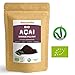 Produktbild Açaí Beeren Pulver Bio [ Gefriergetrocknet ] 200g | Pure Organic Acai Berry Powder ( Freeze-Dried ) | 100% aus Brasilien, Getrocknet, Rohkost und Extrakt aus Pulp der Acai-Beeren Frucht | NATURALEBIO
