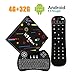Produktbild [2018 TV Box 4GB + 32GB] SINUK H96 MAX H2 Android 7.1 RK3328 Quad-Core Ultra HD smart Set-Top Box 2.4G / 5G Dual WiFi 100M LAN Ethernet BT 4.0 / 4 USB Ports / Mini Wireless Backlit Keyboard