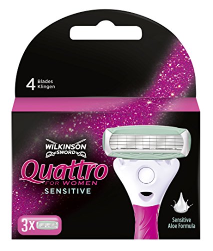 Wilkinson Sword Quattro for Women Sensitive Disposable Razors