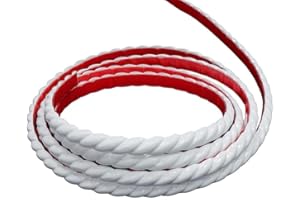 Zayejod Borde de papel pintado de PVC autoadhesivo, ribete flexible de moldeo, tira decorativa, tira de borde para armario, puerta, marco de espejo, decoración del hogar, yeso, techo, pared de fondo