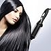 IYUTtech Tourmaline Ceramic Hot Curl Brush,Hairdressing Salon Hot Curl Curling Styling Grooming Volume Hair Brush Tool--black
