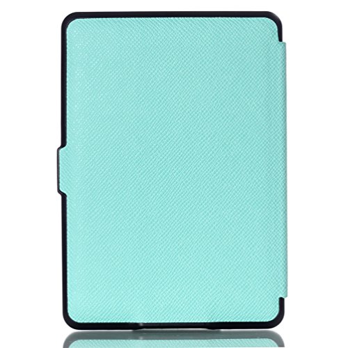 Neuen Kindle Paperwhite Hülle 2015 – PU Leder Flip Cover Schutzhülle für Amazon Kindle Paperwhite 2012/2013/2014 und neuen Kindle Paperwhite 2015 Case Lederhülle Ledertasche Etui Hülle Tasche Schale (Mint grün) - 3