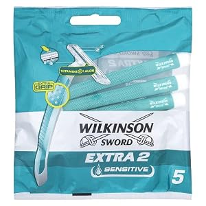 Wilkinson Sword Extra 2 Sensitive Razors x5