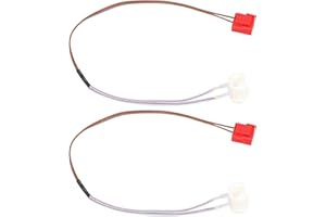 REBUCINA 2 PCS Car Diesel Heater Temperature Sensor for Chinese Diesel Heater, Temperature Sensor Connectors, Probe Square Connection, Car Van Motorhome Universal