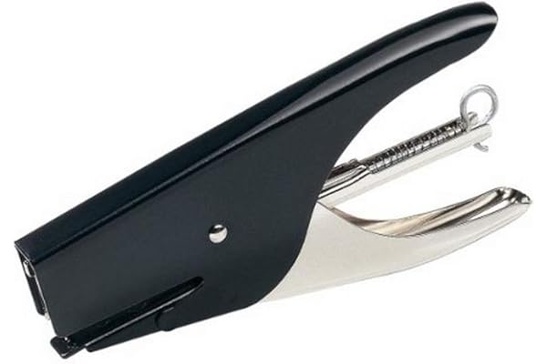 Rapid Pince Agrafeuse Retro S51, Pour les Agrafes 21/4mm, Capacité 15 Feuilles, Métal, Noir, 10538705