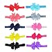 niceEshop(TM)16Pcs Baby Girls Headbands Ribbon Hair Bow Tie Hair Bands(Random Color)