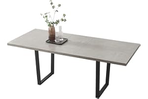 JIEXI Extendable Dining Table 4-6 Seater, Dining Room Table Extending And Chairs Set, MDF Material Modern, Suitable For Living Room, Kitchen, Length 130-170cm