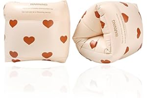 VREDER Swim Armbands for Adults & Kids, Inflatable Arm Flotation Rolls, Thickened Buoyancy Training Aid