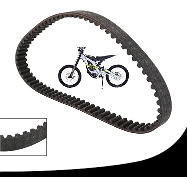 Courroie Transmission Moto 17.7x681mm - Caoutchouc Haute Performance - Noir