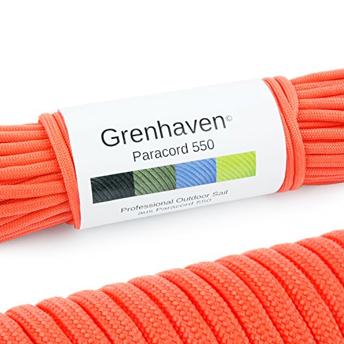 Grenhaven - Paracorde/Corde de Survie Universelle à 7 brins - 31 m Paracord seuil de Rupture de résistant - Non adapté à l'escalade