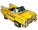 Produktbild Spardose - altes Cabrio Auto / Oldtimer - incl. Namen - stabile Sparbüchse aus Kunstharz - Fahrzeug Sparschwein lustig witzig Kuba / New York NYC yellow Cab - Amerika - Autos / Reise - Reisekasse Urlaub Reisen