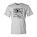 Produktbild Salbei Fly Angeln Fish Eye Forelle Heather T-Shirt, grau, Medium