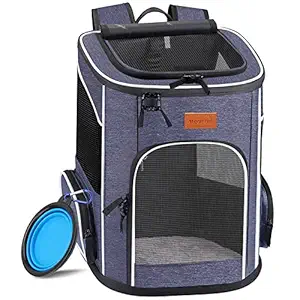 morpilot Dog Backpack Carrier, Dog Carrier Backpack for Small Dogs Cats