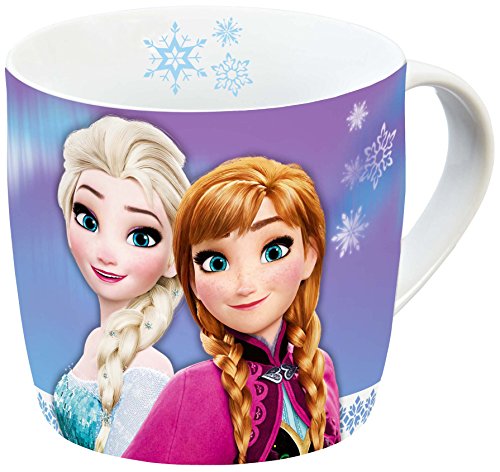 Disney 12752 ELSA und Anna Porzellantasse, Mehrfarbig, 11,5 x 8 x 8 cm