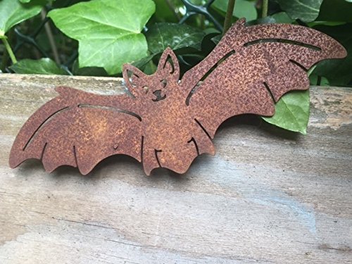 Gartendeko Krone groß offen Metall Rost Deko - 5