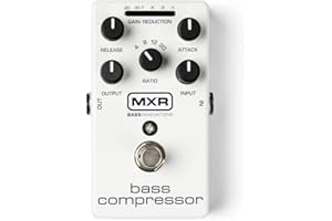 MXR - M87 BASS COMPRESSOR - Pedale Compressore per Basso Elettrico con Tecnologia CHT, Controlli attack, Release, Ratio, Input, Output