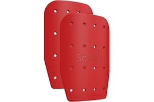 SoPro Mini Protege Tibia Foot Enfant et Adulte - 120 x 80 x 5 mm - léger, Petit, antidérapant, inodore - Aucune Protection - Fabriqué en Allemagne - Protège Tibia Foot Enfant, Protege Tibia Enfant
