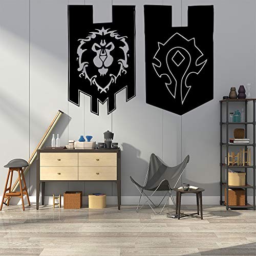 Preisvergleich Produktbild Schönheit Lion Flag Wohnkultur Wandaufkleber Für Kinderzimmer Wohnzimmer Haus Dekoration wandaufkleber 58X74 CM