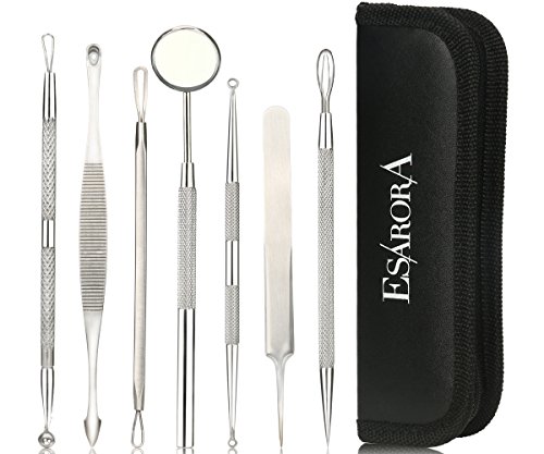 Blackhead Remover ,ESARORA Blackhead Extractor, Blackhead Extractor Kit Professional Blackhead Remover Tool Set 7 pcs