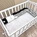 Produktbild Krippe Um Schwarz-Weiß Zebra Kinderbett Sicherheit Crash Barrier Baumwoll Bett 2M/3M,2M