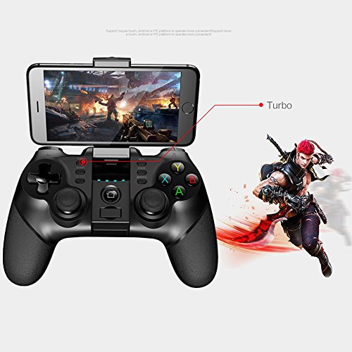 Docooler iPega PG-9077 Bluetooth Gamepad Inal  mbrico Android Gamepad Telesc  pico Joystick para Win XP Win7 8 TV Box Tablet PC iPhone iPad Samsung Galaxy Note HTC LG iOS Android