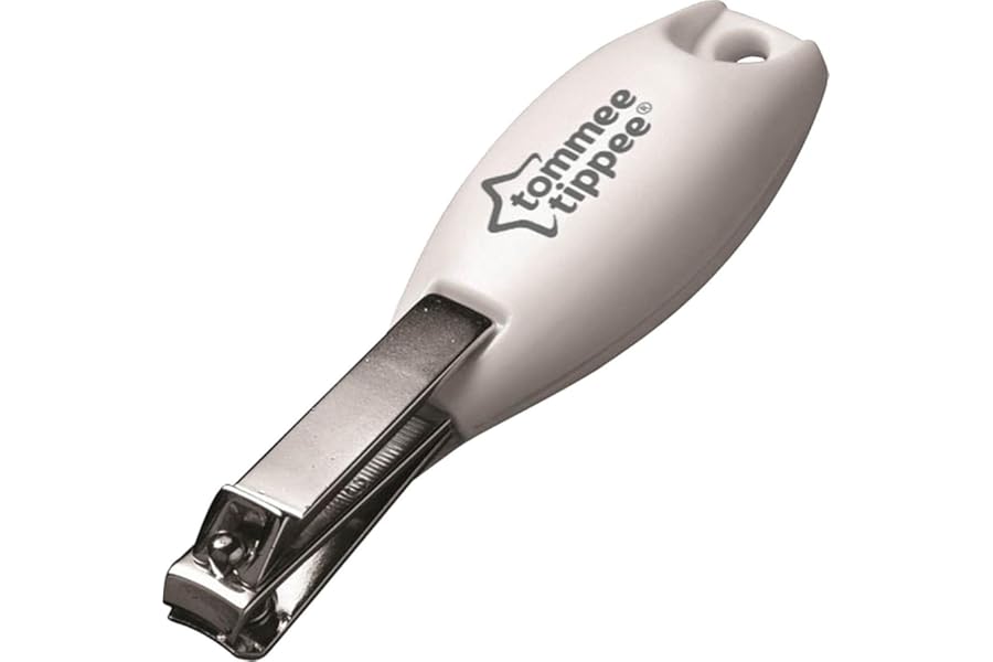 Tommee Tippee Everyday Essentials Baby Nail Clippers, Suitable for 0m+, Newborn Nail Scissors with Rounded Edges and Moulded Handle to Prevent Slipping