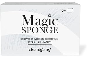 CleanGang - Magic Sponge gąbka do usuwania brudu – gąbka do szybkiego i skutecznego czyszczenia – gąbka do usuwania brudu do ścian, mebli i wielu innych – gumka do usuwania brudu, 2 sztuki