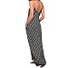 Skyblue-uk Beach Dresses Womens Lace Splice dot pocket Backless Strappy Party Evening Beach Long Maxi Dress Black