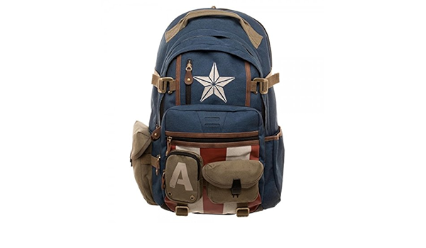 captain america herringbone backpack