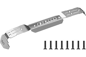 GPM Kit de skid central complet en acier inoxydable pour Traxxas 1:16 Mini Maxx/Mini XRT VXL 3S Monster Truck Upgrades