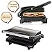 Produktbild Kompakter Kontaktgrill, Paninigrill, starke 700W, Tischgrill (ideal für die gesunde oder schnelle Küche, fettarmes Grillen, optimal für 1-2 Personen, kleine Abmessungen mit großer Bratfläche)