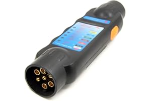 KOCAN 12V 7 Pins Car Truck Trailer Plug Socket Tester Wiring Circuit Light Test Tool Car Accessory