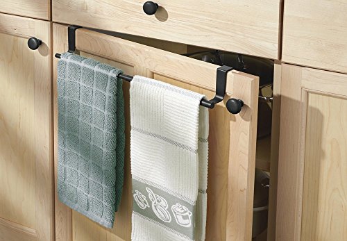 mDesign-Porte-serviettes-extensible--Porte-torchon--suspendre--Barre-porte-serviette-pour-la-cuisine-la-salle-de-bain-ou-le-garage--Largeur-jusqu-43-cm--Couleur-Noir-mat