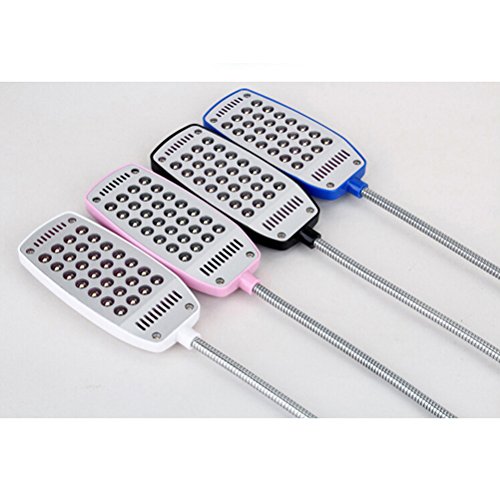 NUOLUX Laptop leichte USB-Leselampe mit 28 LED-Leuchten mit flexiblen Schwanenhals für Laptop (schwarz) - 2