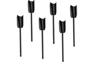 Yzwuyou 6Pcs Paint Mixer for Drill Resin Mixer Paint Whisk for Drill, Reusable Drill Mixer Attachment for Any 1/4" Drill DIY Mixing Epoxy Painting Ceramic Glaze