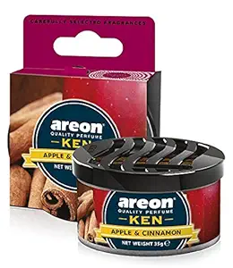AREON Ken Apple and Cinnamon Car Air Freshener(35g) (AK16)