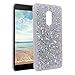Produktbild Xiaomi Redmi Note 4 Hülle Glitzer Silkon, Asnlove 3D Bling Shiny Case Luxus TPU Silikon Handytasche Glänzend Weiche Schlank Ultradünnen Kristall Klar Soft Rückseite Tasche Bumper Transparente Durchsichtig Crystal Hülle Case für Xiaomi Redmi Note 4 5.5 Zoll, Silber