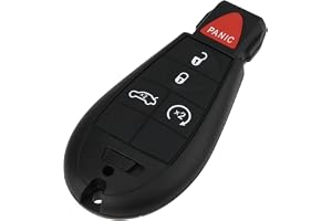 eMagTech 5 knappars fjärrkontrollnyckel med kretskort 433 MHz Kompatibel med CHRYSLER 300 Kompatibel med JEEP CHEROKEE